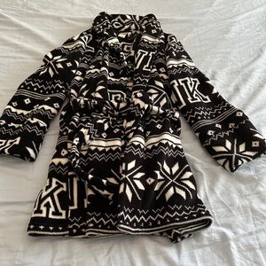 Victoria’s Secret pink mini plush bathrobe